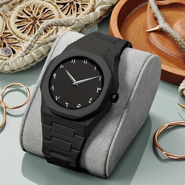 Men's Carbon Fiber Chain Strap Watch - 1 Pc